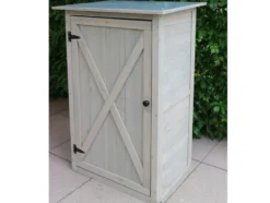 Gartenschrank »Benno«, 76 x 56 x 117 cm, grau