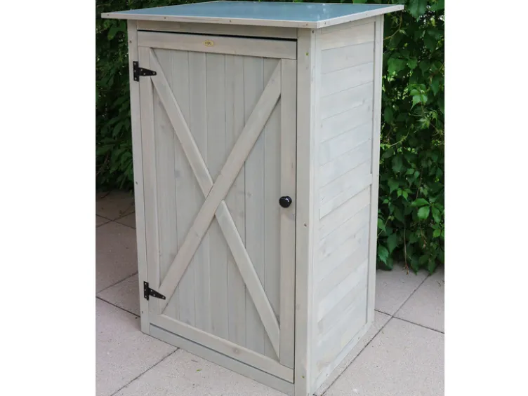 Gartenschrank »Benno«, 76 x 56 x 117 cm, grau