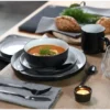 Geschirrset »Nordic Cool Black«, 16-teilig / 12-teilig