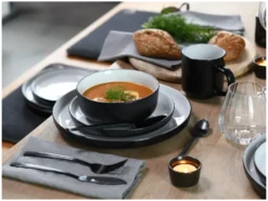 Geschirrset »Nordic Cool Black«, 16-teilig / 12-teilig
