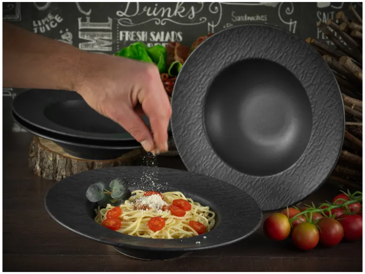 Geschirrset »Schiefer Black«