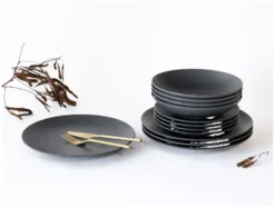 Geschirrset »Schiefer Black«