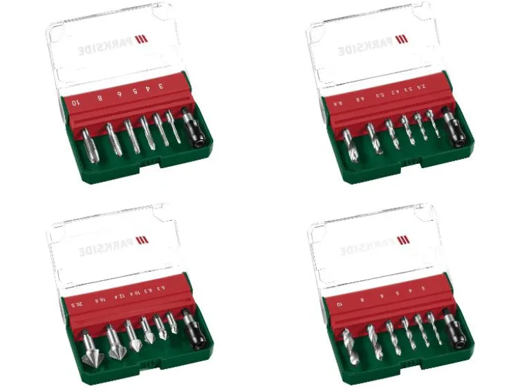 Gewindebohrer-Set / Kegelsenker-Set / Bohrer-Set