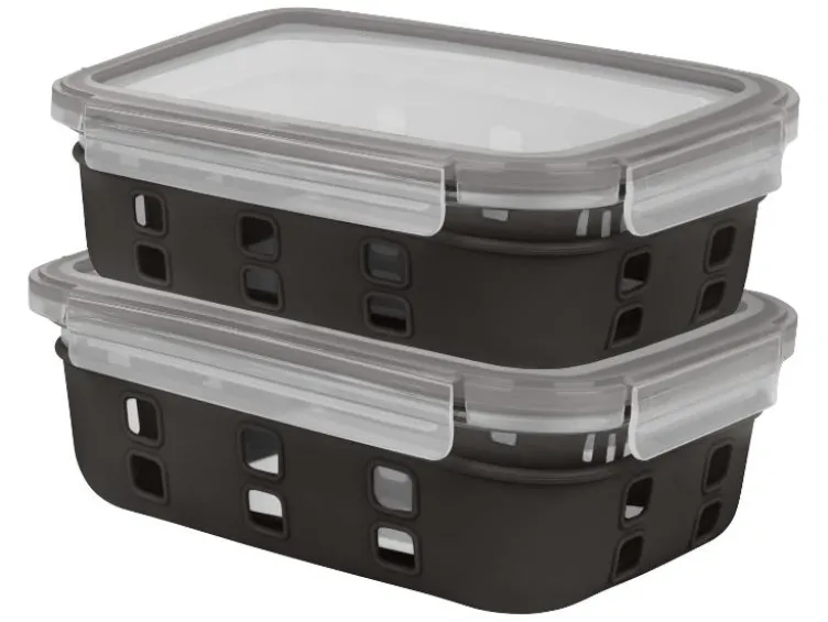 Glas-Frischhaltedosen-Set, 2-teilig