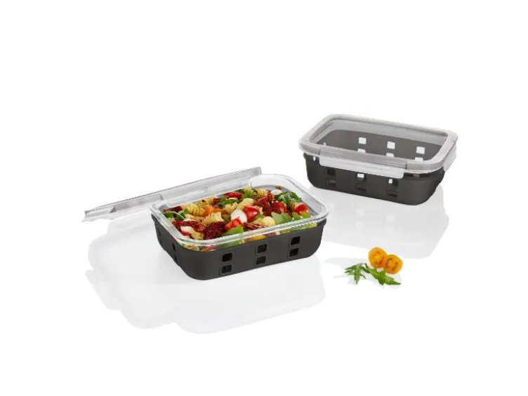 Glas-Frischhaltedosen-Set, 2-teilig