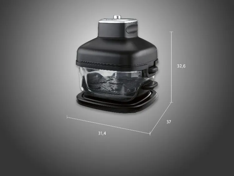Glas-Heißluftfritteuse »SHFDG 1500 A1«, 2 l bzw. 4 l