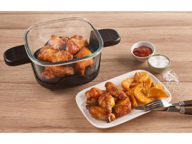 Glas-Heißluftfritteuse »SHFDG 1500 A1«, 2 l bzw. 4 l