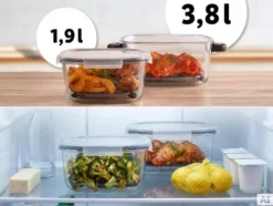 Glas-Heißluftfritteuse »SHFDG 1500 A1«, 2 l bzw. 4 l