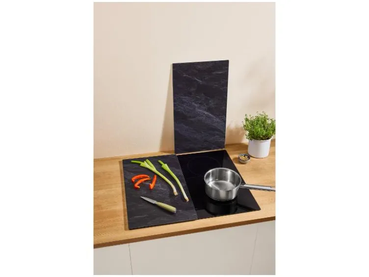 Glas-Herdabdeckplatten, 2 Stück