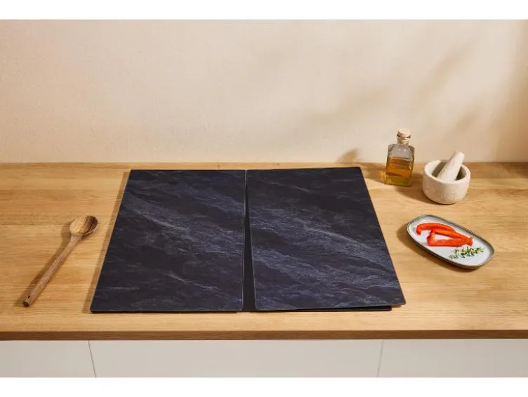 Glas-Herdabdeckplatten, 2 Stück