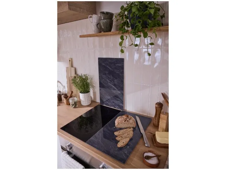 Glas-Herdabdeckplatten, 2 Stück