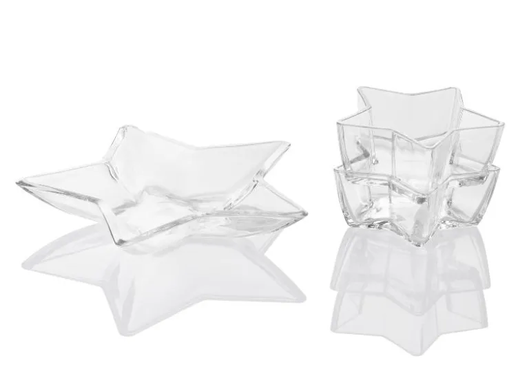 Glas-Schalen-/Servierteller-Set