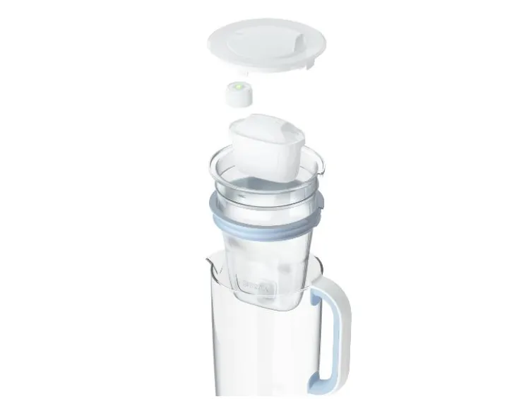 Glas Wasserfilter-Kanne, inkl. 1x MAXTRA PRO Pure Performance