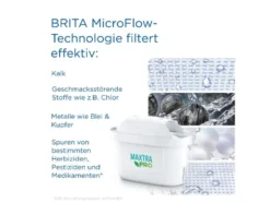 Glas Wasserfilter-Kanne, inkl. 1x MAXTRA PRO Pure Performance