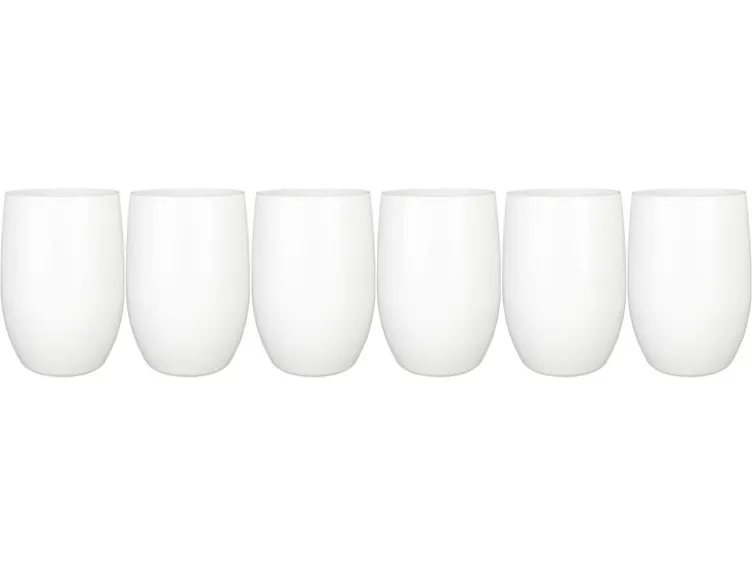 Gläserset aus stabilem Kunststoff, 6-teilig