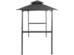 Grillpavillon, witterungsbeständig, anthrazit