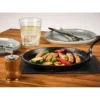 Grillpfanne + Servierplatte / Burgerpresse glatt / Burgerpresse gerillt