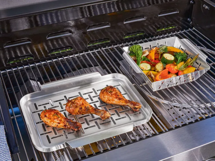 Grillplatten, aus rostfreiem Edelstahl