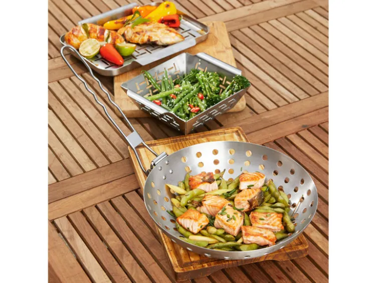 Grillplatten, aus rostfreiem Edelstahl