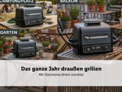 Grill und Smoker, elektrisch
