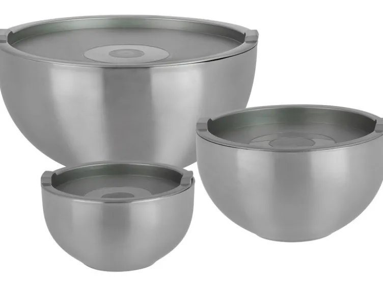 GSW Thermoschüssel-Set mit Kunststoffdeckel 6-teilig