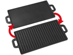 Gusseisen-Grillplatte / -Grillpfanne