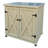 HABAU Gartenschrank »Laura«, 80 x 45 x 92 cm, grau