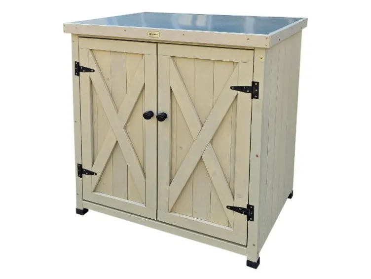 HABAU Gartenschrank »Laura«, 80 x 45 x 92 cm, grau