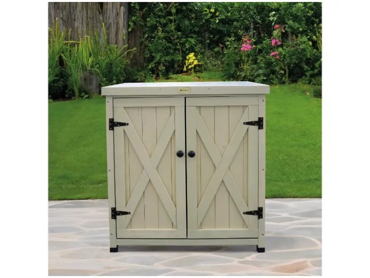 HABAU Gartenschrank »Laura«, 80 x 45 x 92 cm, grau