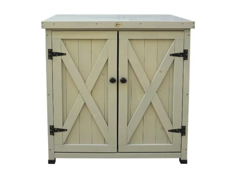 HABAU Gartenschrank »Laura«, 80 x 45 x 92 cm, grau