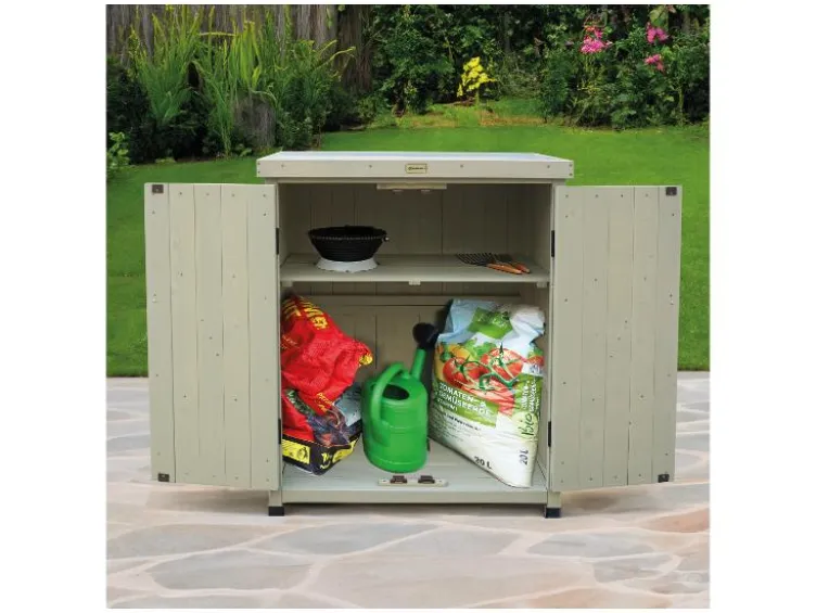 HABAU Gartenschrank »Laura«, 80 x 45 x 92 cm, grau