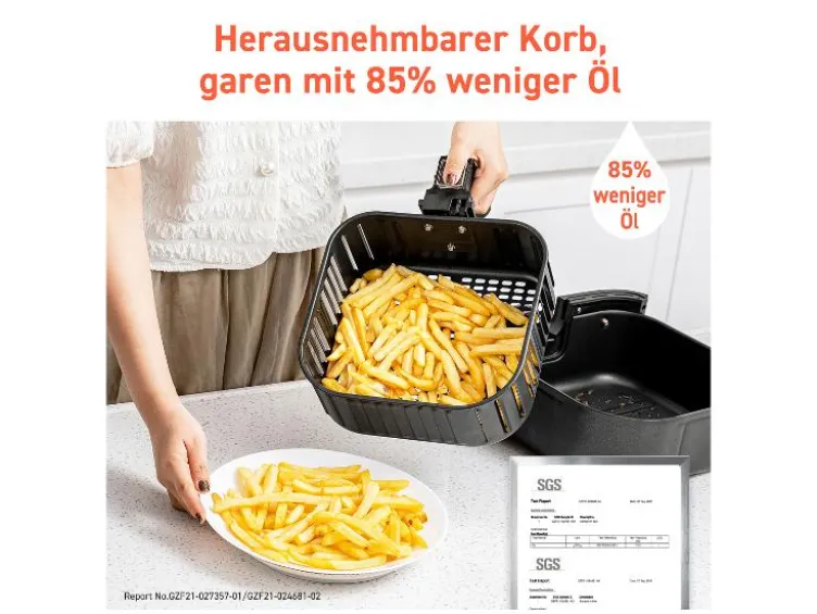 Heißluftfritteuse »CP158-AF«, inkl. Zubehör, 5,5 l