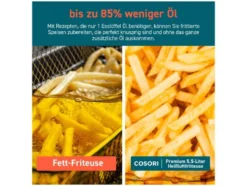 Heißluftfritteuse »CP158-AF«, inkl. Zubehör, 5,5 l