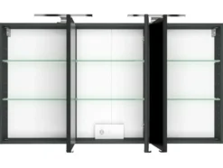 HELD Spiegelschrank »Faro«, mit 3 Spiegeltüren, LED-Aufbauleuchte