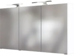 HELD Spiegelschrank »Faro«, mit 3 Spiegeltüren, LED-Aufbauleuchte