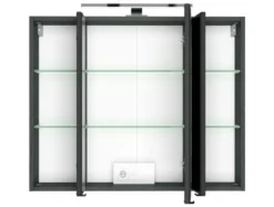 HELD Spiegelschrank »Faro«, mit 3 Spiegeltüren, LED-Aufbauleuchte
