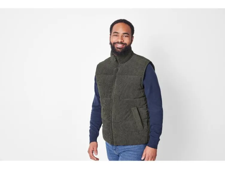 Herren Cordweste, mit Innentasche