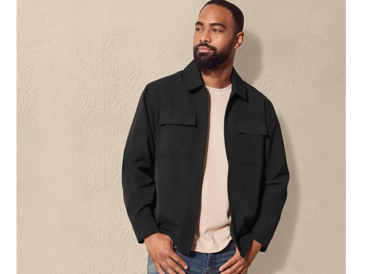 Herren Jacke mit Kentkragen