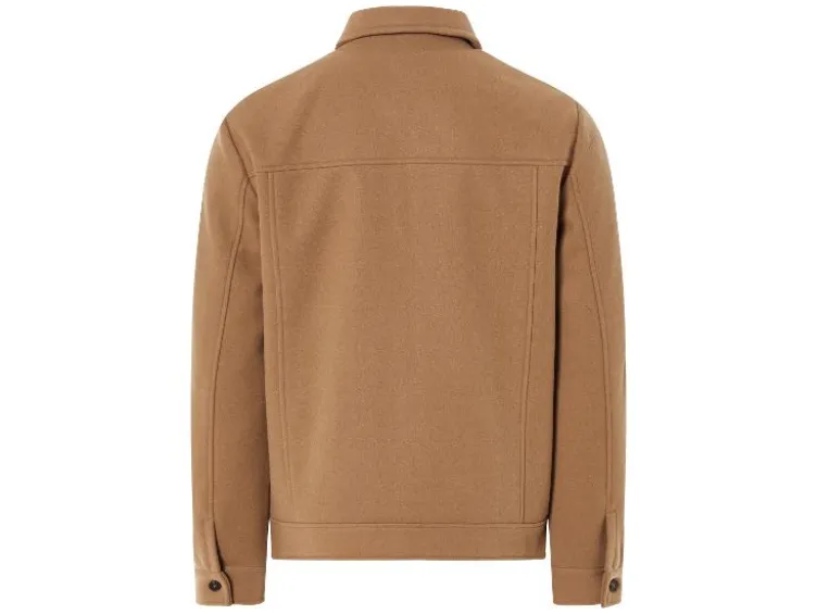 Herren Jacke mit Kentkragen, in Wolloptik