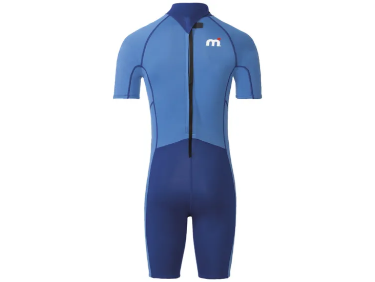 Herren Neopren-Shorty mit Reißverschluss am Rücken, blau/navy