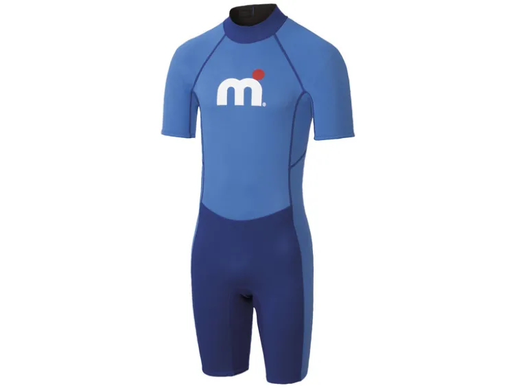 Herren Neopren-Shorty mit Reißverschluss am Rücken, blau/navy