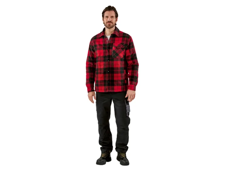 Herren Overshirt, im Karomuster
