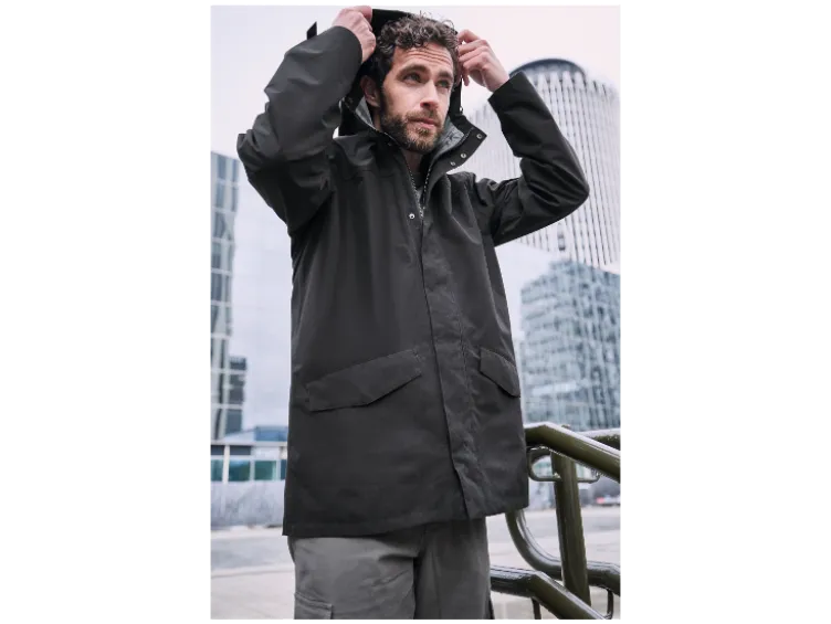 Herren Regenparka, mit wasserabweisendem Obermaterial