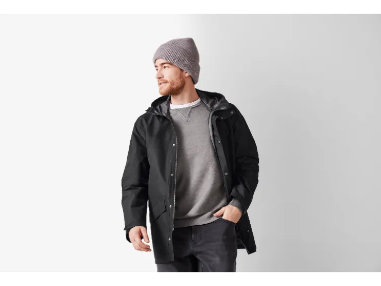 Herren Regenparka, mit wasserabweisendem Obermaterial