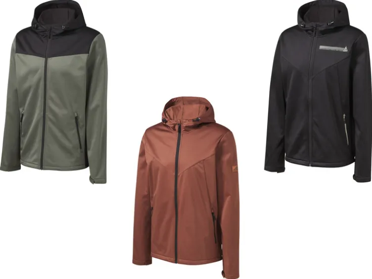 Herren Softshelljacke, winddicht und atmungsaktiv