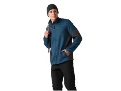 Herren Strickfleecejacke