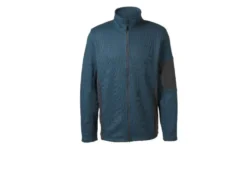 Herren Strickfleecejacke