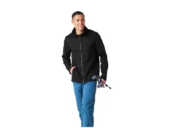 Herren Strickfleecejacke
