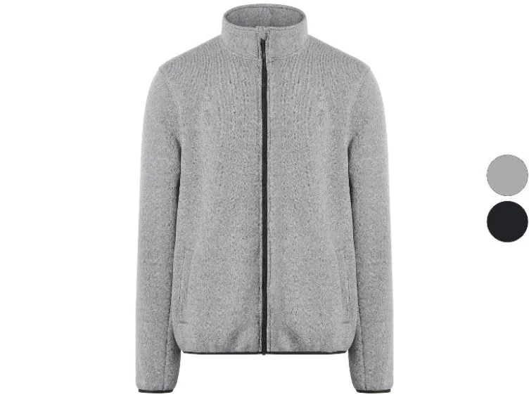Herren Strickfleece-Jacke