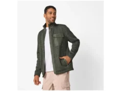 Herren Strickfleece-Jacke